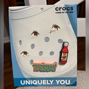Crocs Jibbitz Charms - Taco Tuesday and Hot Sauce Partial Pack (2/5) 🇲🇽
